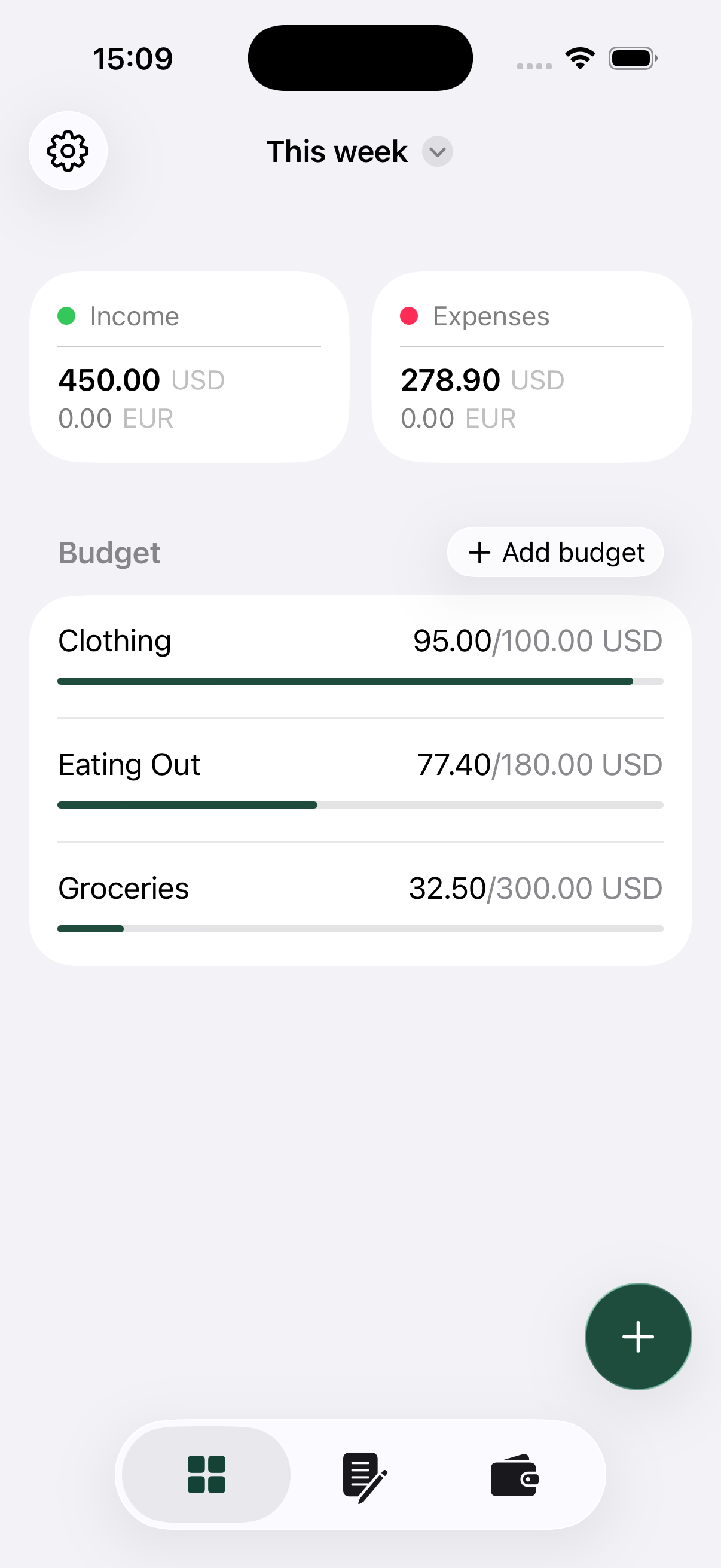 Caero app in light mode